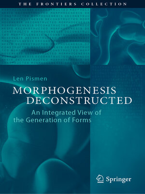 cover image of Morphogenesis Deconstructed